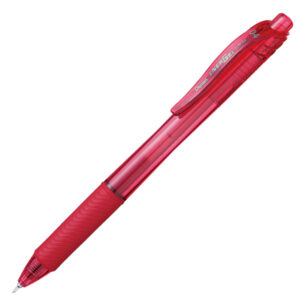 Roller a scatto Energel X BLN 104 – punta 0,7 mm – rosso – Pentel