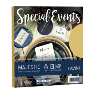 Busta Special Events – 170 x 170 mm – 120 gr – oro – Favini – conf. 10 buste