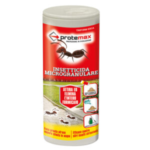 Insetticida microgranulare per formiche e insetti striscianti – in barattolo – 250 gr – Protemax