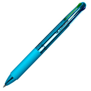 Penna a sfera 4 Multi Chrome – punta 1,00 mm – 4 colori – sky  – Osama