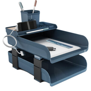 Set scrivania Vintage Sugar – 5 accessori – azzurro – Arda