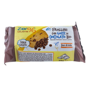 Frollini – con gocce di cioccolato – monoporzione da 70 gr – Zerglutine