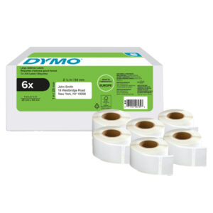 Rotolo etichette per Indirizzi – 25 x 54 mm – bianco – Dymo – value pack 6 pezzi