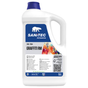 Solvente pulitore Graffiti RM – per graffitti, inchiostri e vernici – 5 L – Sanitec