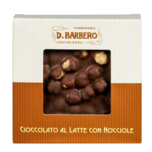 Tavoletta di cioccolato con nocciole – al latte – 120gr – Barbero