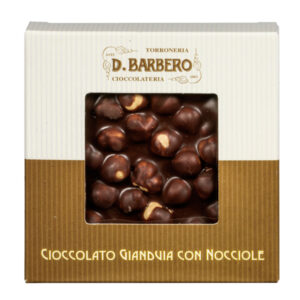 Tavoletta di cioccolato con nocciole – gianduja – 120gr – Barbero