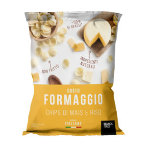 Chips di mais e riso al formaggio – 70 gr – Snack Italy