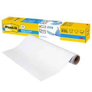 Lavagna cancellabile Easy Erase – in rotolo – 60,9 x 91,4 cm – bianco – Post-it