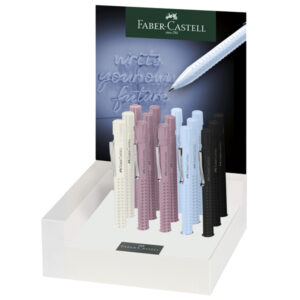 Penna sfera Grip 2010 Harmony – colori assortiti – Faber-Castell – expo 15 pezzi