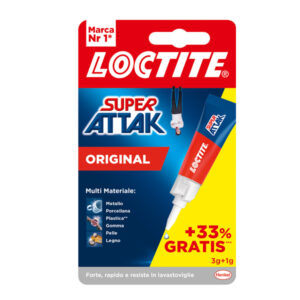 Colla Super Attak Original – 3 gr +1 gr – Loctite