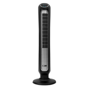 Ventilatore Torre Lux – da terra – con telecomando e timer – 5 velocitA’ – 50 W – 31,5 x 31,5 x 110 cm – CFG