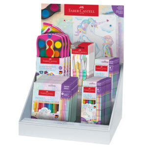 Espositore Unicorn edizione speciale – cancelleria assortita – Faber Castell