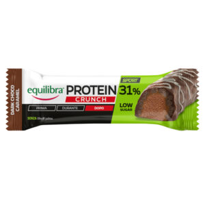 Barretta Protein 31 Low Sugar Crunch – dark choco caramello – 40 gr – Equilibra