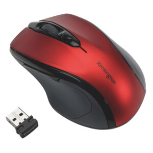 Mouse Pro Fit  di medie dimensioni – wireless – rosso rubino – Kensington