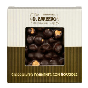 Tavoletta di cioccolato con nocciole – fondente – 120 gr – Barbero