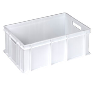 Cassa alimentare Europa – 60 x 40 x 22 cm – 42 L – HDPE – neutro – Mobil Plastic