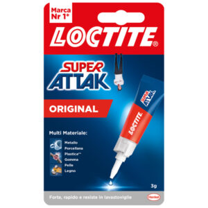 Colla Super Attak Original – 3 gr – trasparente – Loctite