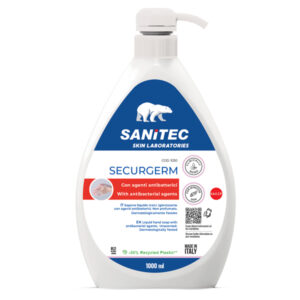 Sapone liquido Securgerm – con antibatterico – dispenser 1 L – Sanitec