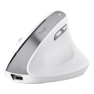 Mouse Ergonomico Bayo II wireless – bianco – Trust